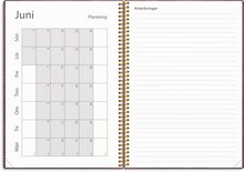 Kalender 24/25 Study A5 Twist burgundy