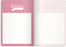 Week Planner undated pink