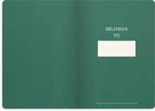 Notebook Deluxe A5 dark green