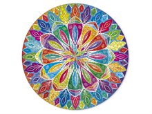 Pussel 1000 bitar : Mandala, runt, diameter 68 cm