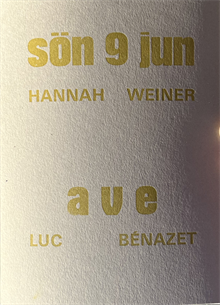 SÖN 9 JUN / AVE